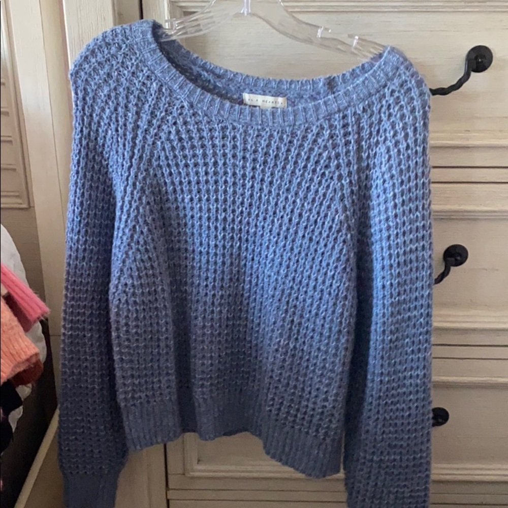 Snuggly Blue Sweater